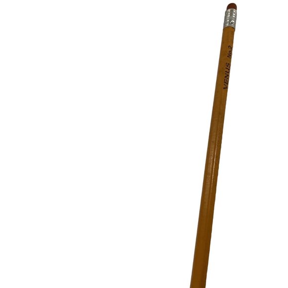 Venus Faber Castell No. 2 Pencils Made in USA Unsharpened 1 Wood Vintage - Picture 3 of 7